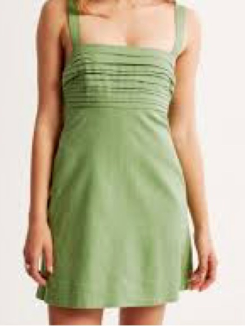 Abercrombie & Fitch Womens Square-Neck Mini Dress